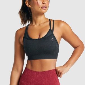 Gymshark Adapt Fleck Seamless Sports Bra - Mineral | Black